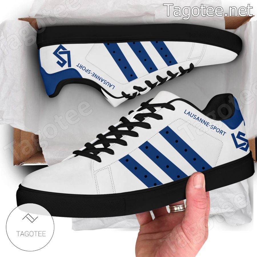 Lausanne-Sport Logo Stan Smith Shoes - BiShop a