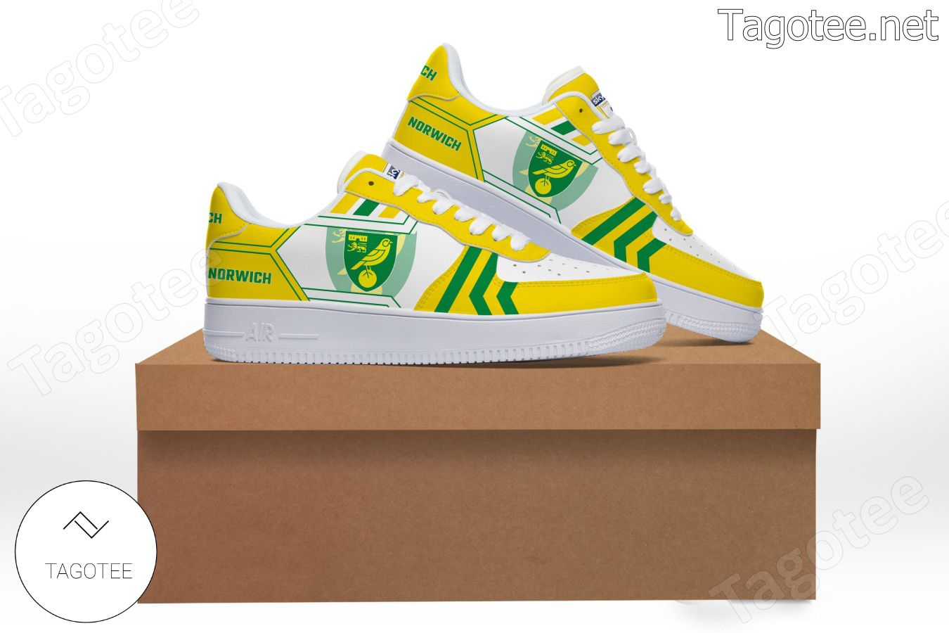 Norwich City Logo Air Force 1 Shoes