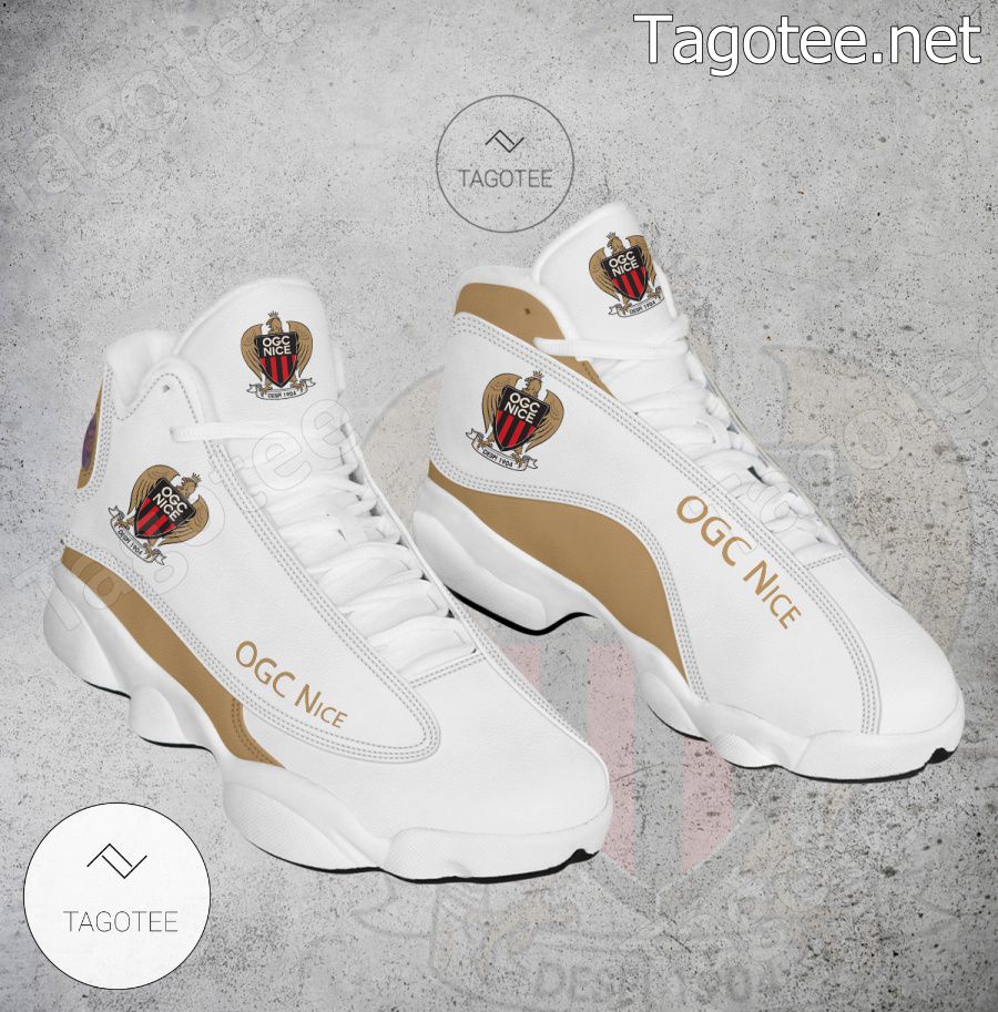 OGC Nice Logo Air Jordan 13 Shoes - BiShop