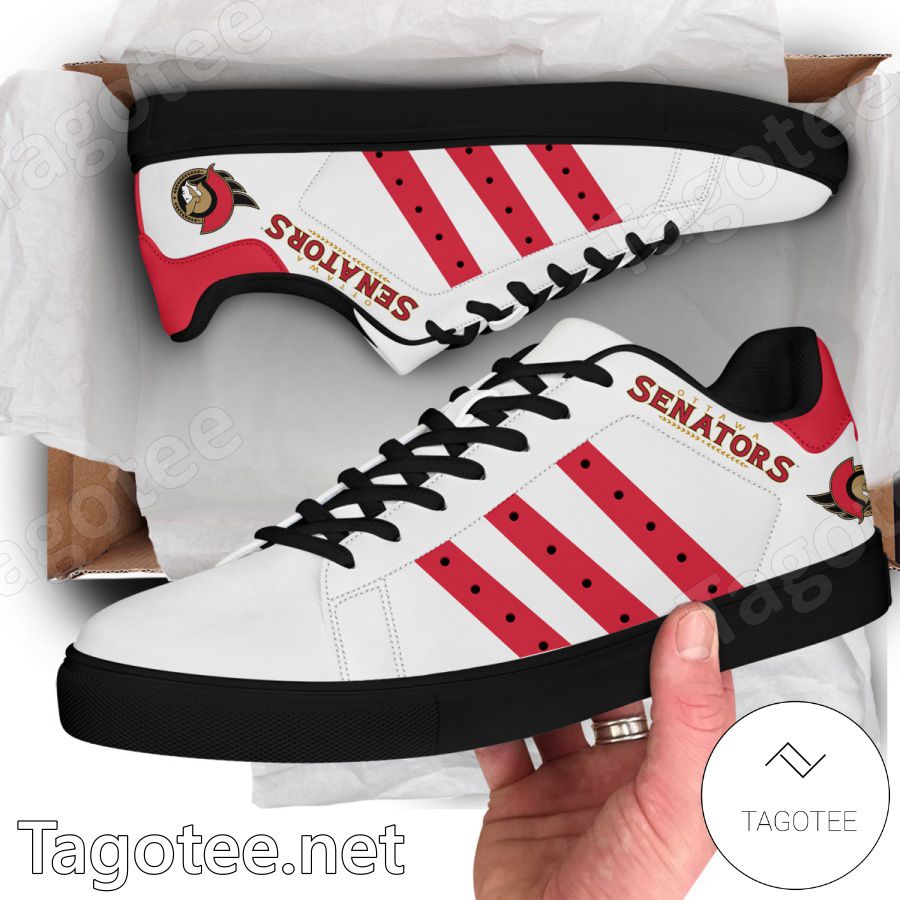 Ottawa Senators Hockey Stan Smith Shoes - EmonShop a