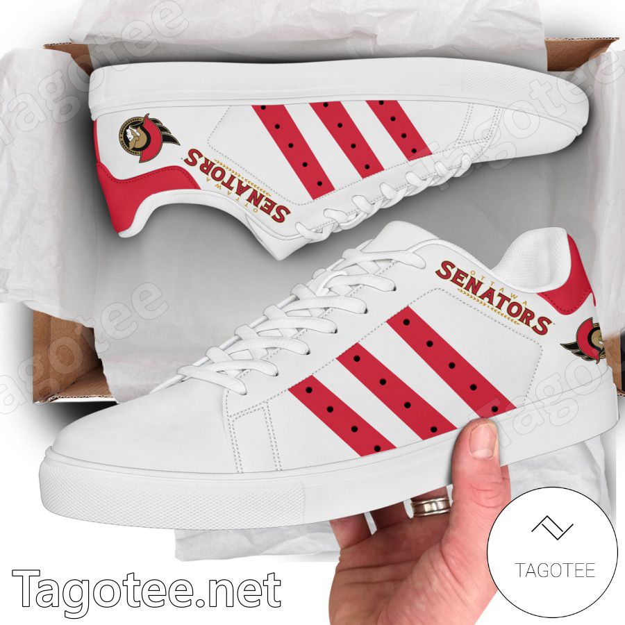 Ottawa Senators Hockey Stan Smith Shoes - EmonShop