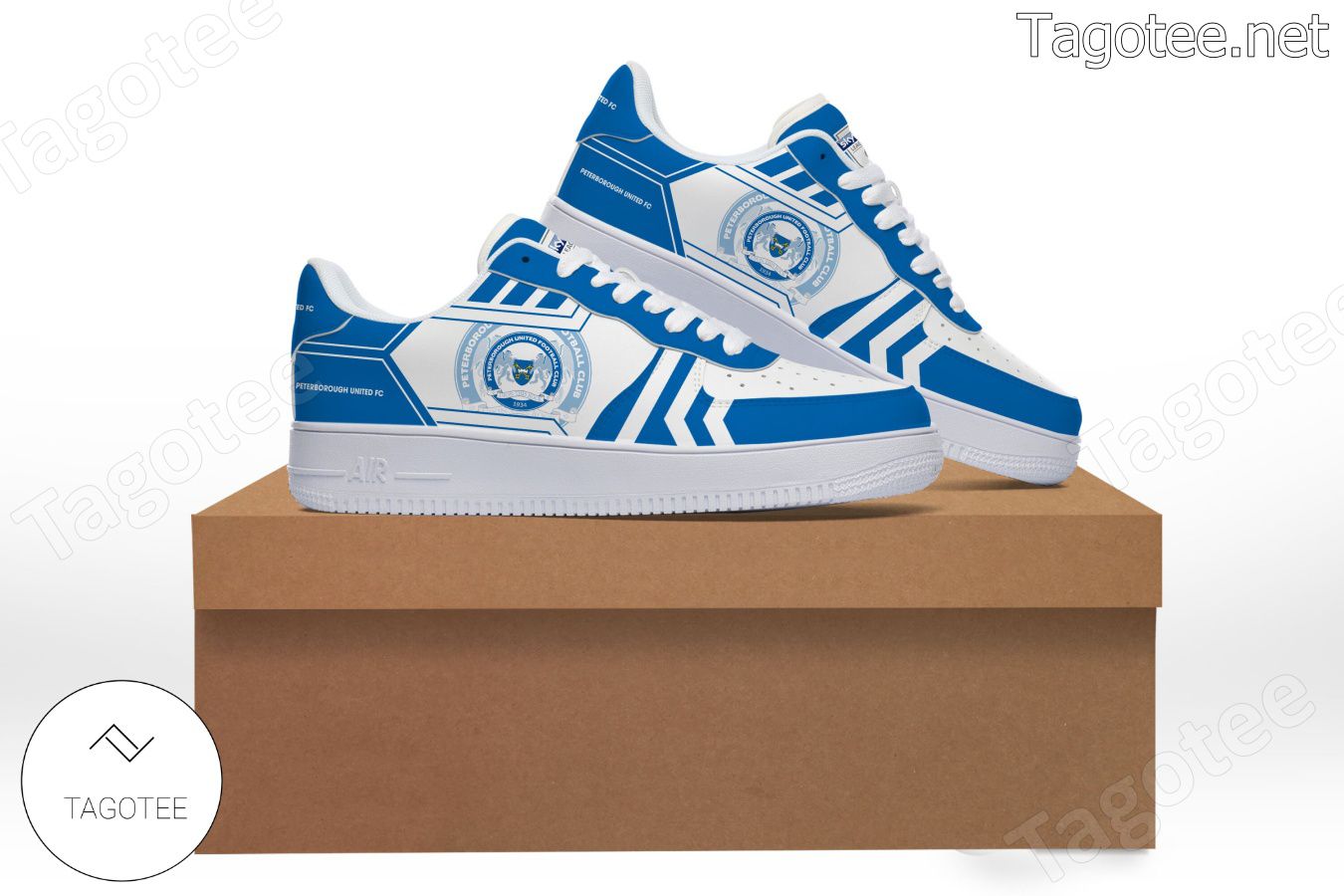 Peterborough United F.C Logo Air Force 1 Shoes Tagotee