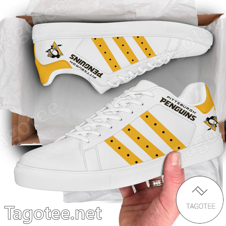 Pittsburgh Penguins Hockey Stan Smith Shoes - EmonShop