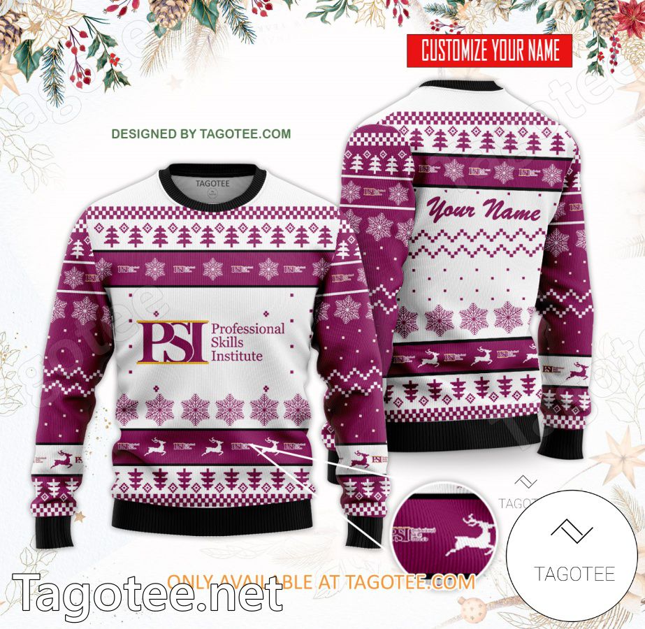 Professional Skills Institute Custom Ugly Christmas Sweater - BiShop