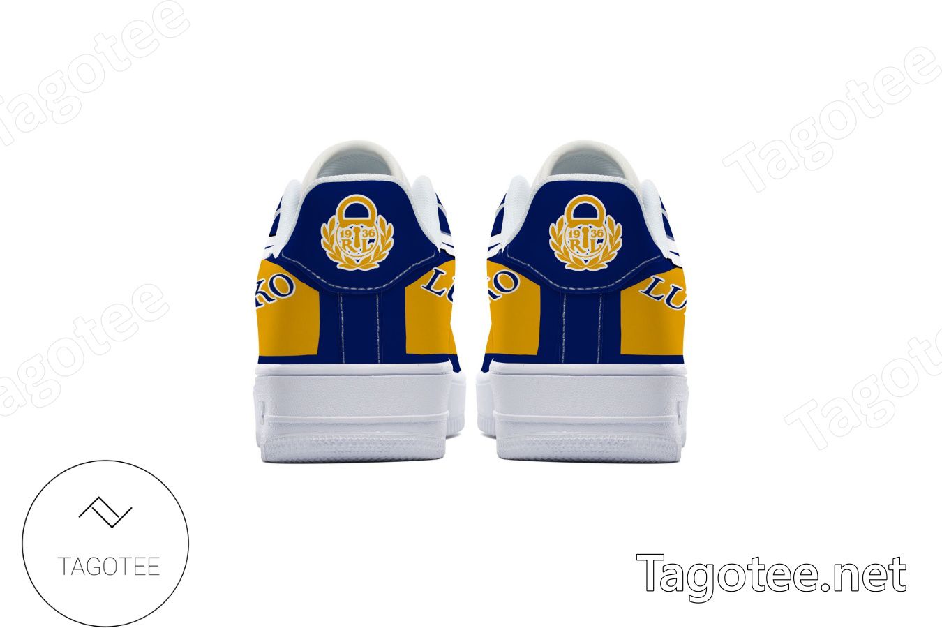 Rauman Lukko Logo Air Force 1 Shoes - Tagotee