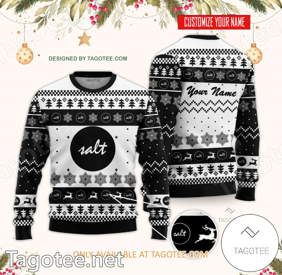 Salt Institute for Documentary Studies Custom Ugly Christmas Sweater - BiShop