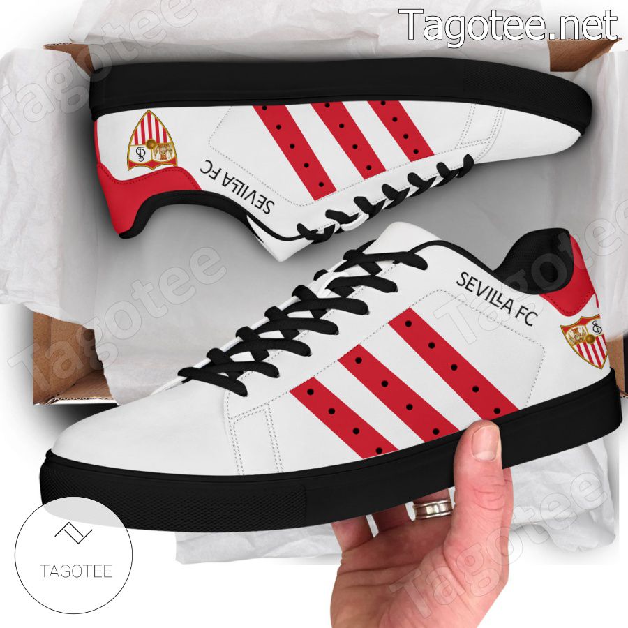 Sevilla FC Logo Stan Smith Shoes - BiShop a