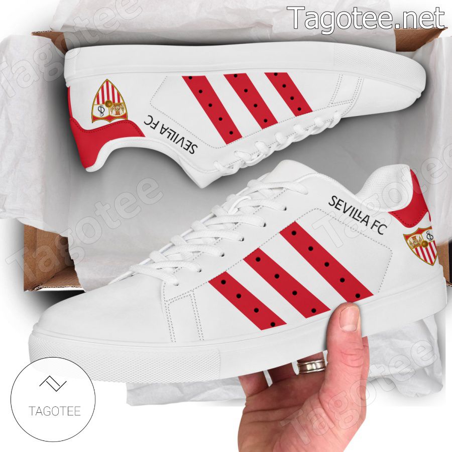 Sevilla FC Logo Stan Smith Shoes - BiShop