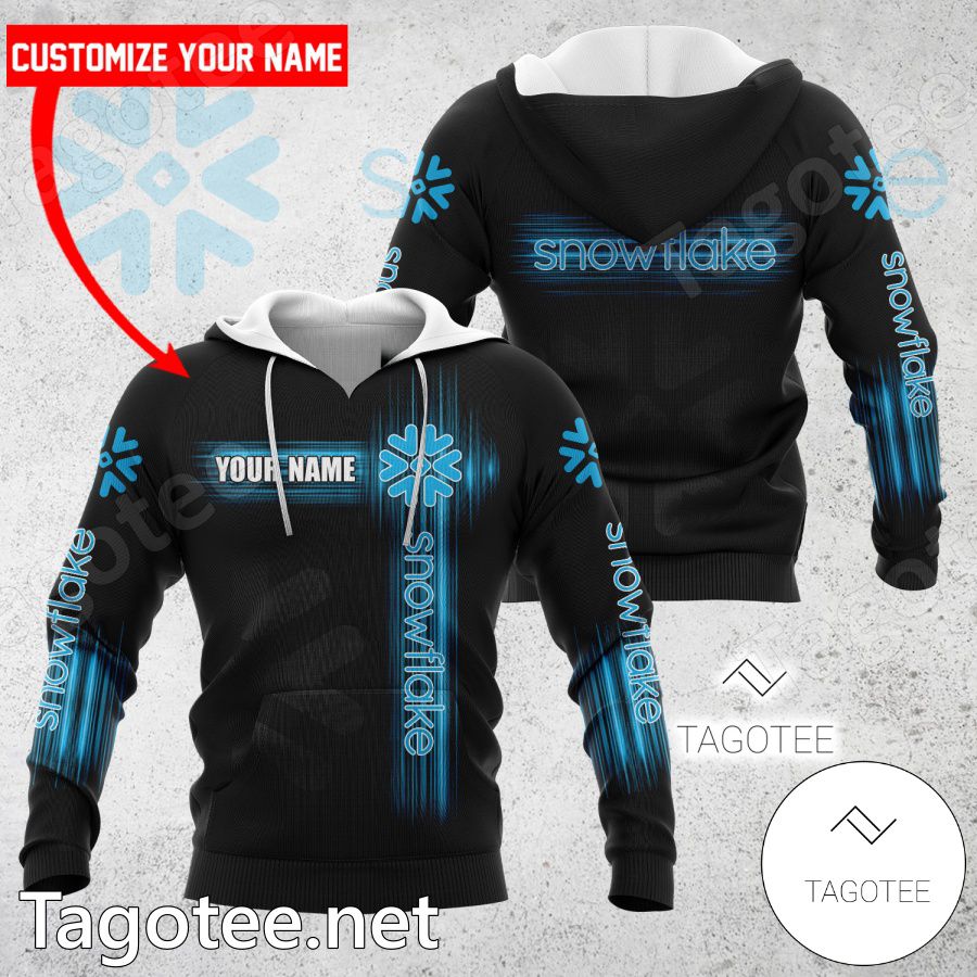 Snowflake Custom Logo T-shirt, Hoodie - MiuShop a
