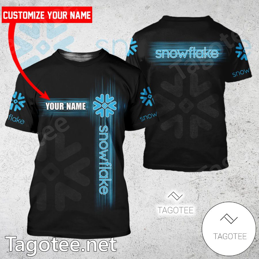 Snowflake Custom Logo T-shirt, Hoodie - MiuShop