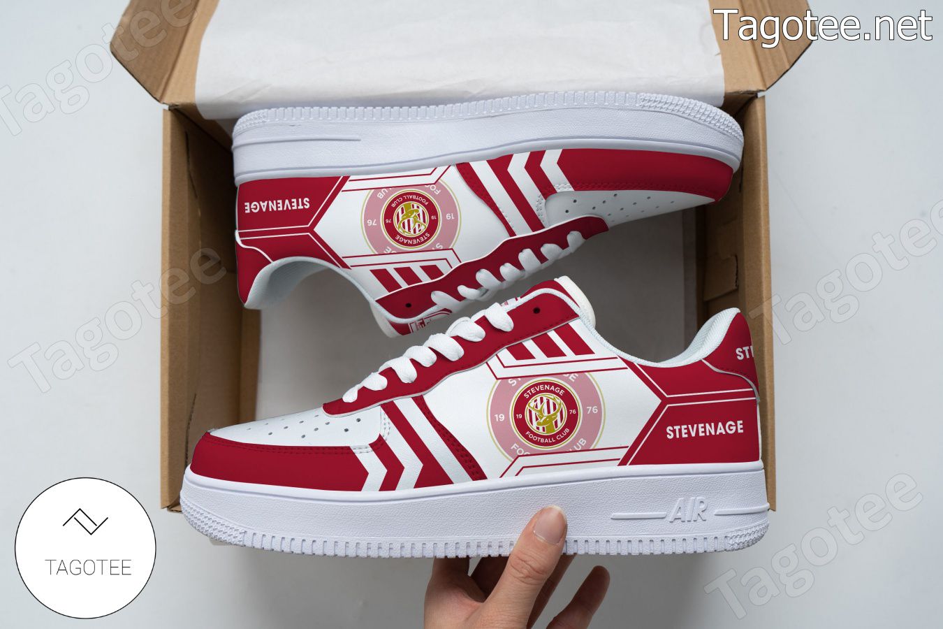 Stevenage Football Club Logo Air Force 1 Shoes a