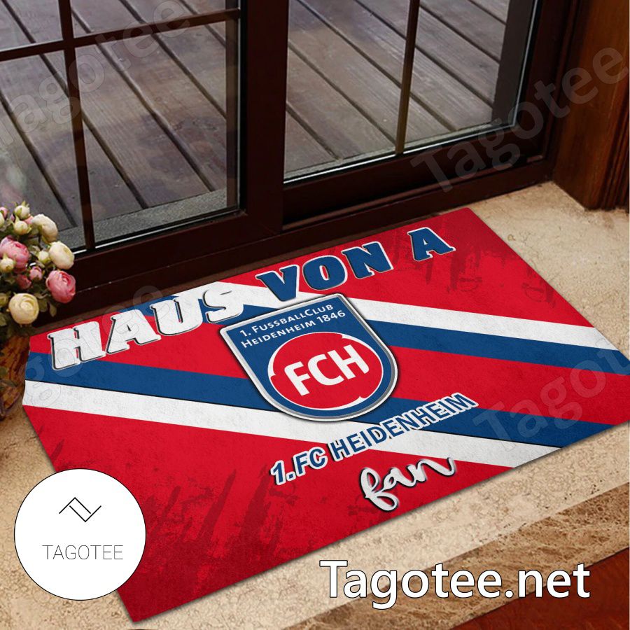 1. FC Heidenheim Home Of A Fan Doormat