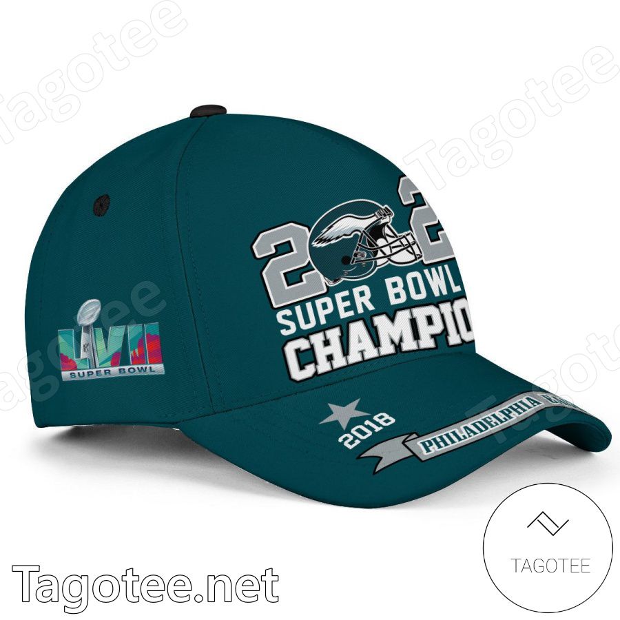 2023 Super Bowl LVII Champions Philadelphia Eagles Classic Cap Hat b