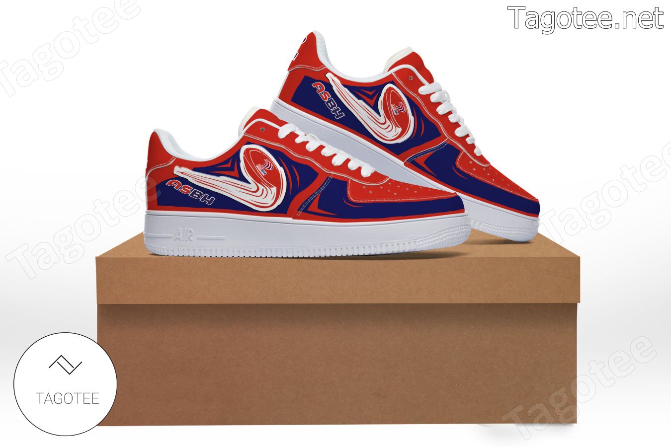 AS Beziers Herault Logo Air Force 1 Shoes