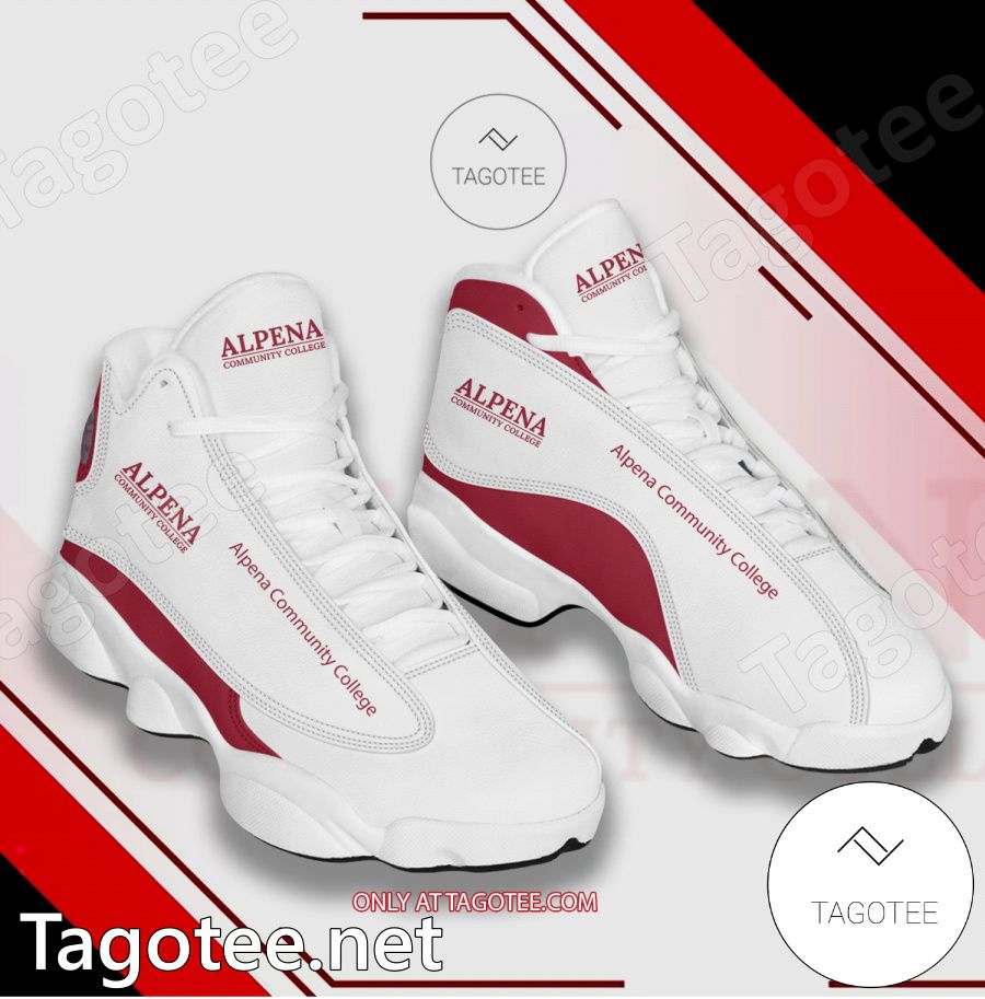 Alpena Community College Logo Air Jordan 13 Shoes - BiShop