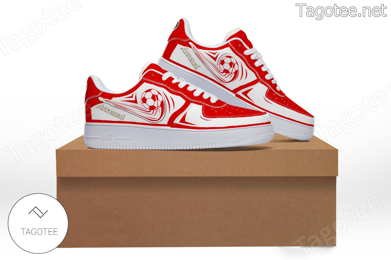 Arsenal F.C. Logo Air Force 1 Shoes