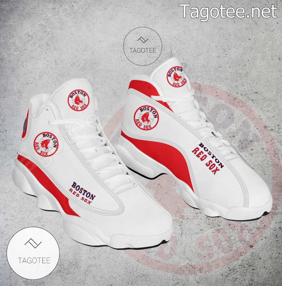 Boston Red Sox Logo Air Jordan 13 Shoes - EmonShop - Tagotee