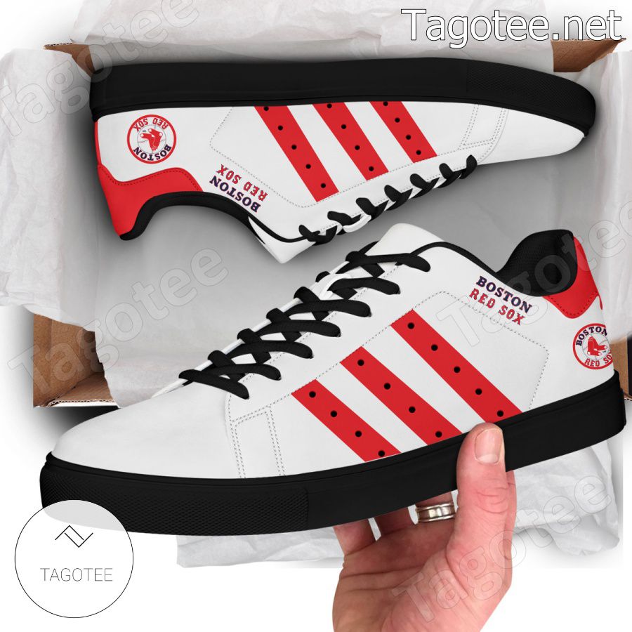 Boston Red Sox Logo Stan Smith Shoes - EmonShop - Tagotee