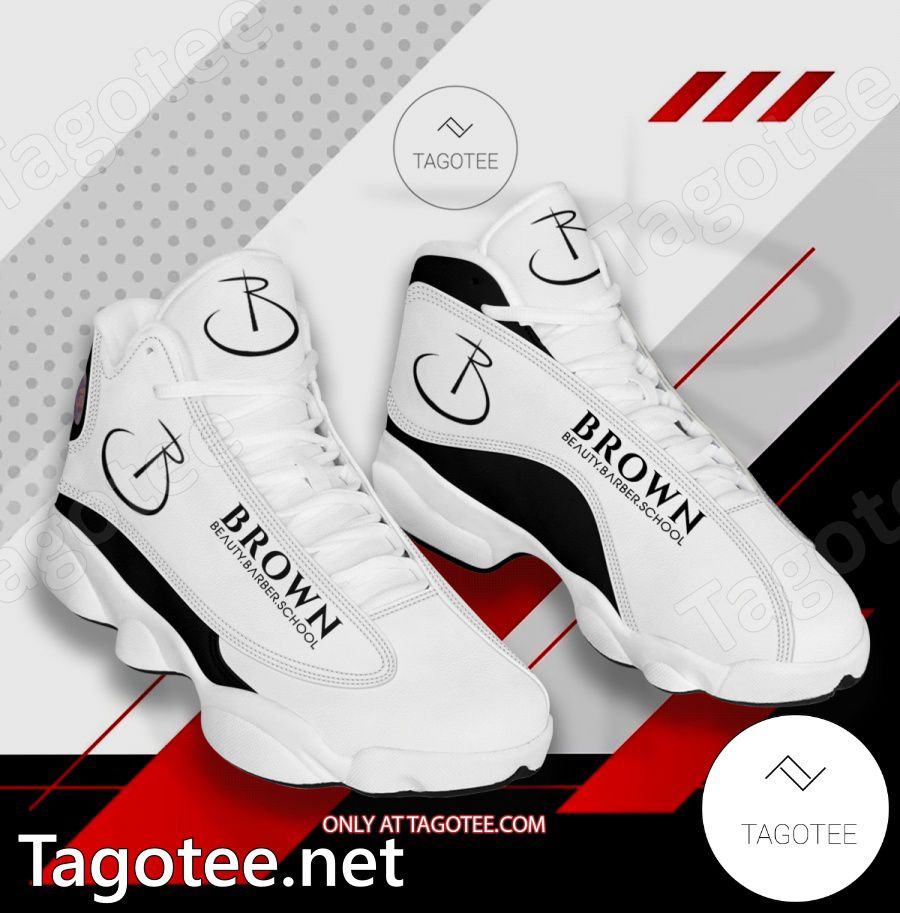 Brown Beauty Barber School Logo Air Jordan 13 Shoes - BiShop