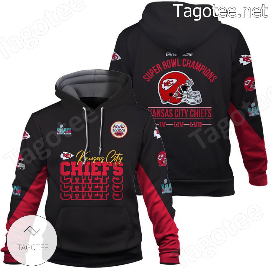 Chiefs Three Time Super Bowl Champions Kansas City Chiefs Fan NFL ...