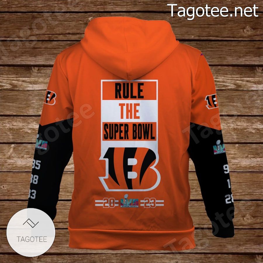 Cincinnati Bengals Rule The Super Bowl Fan NFL Hoodie - Tagotee