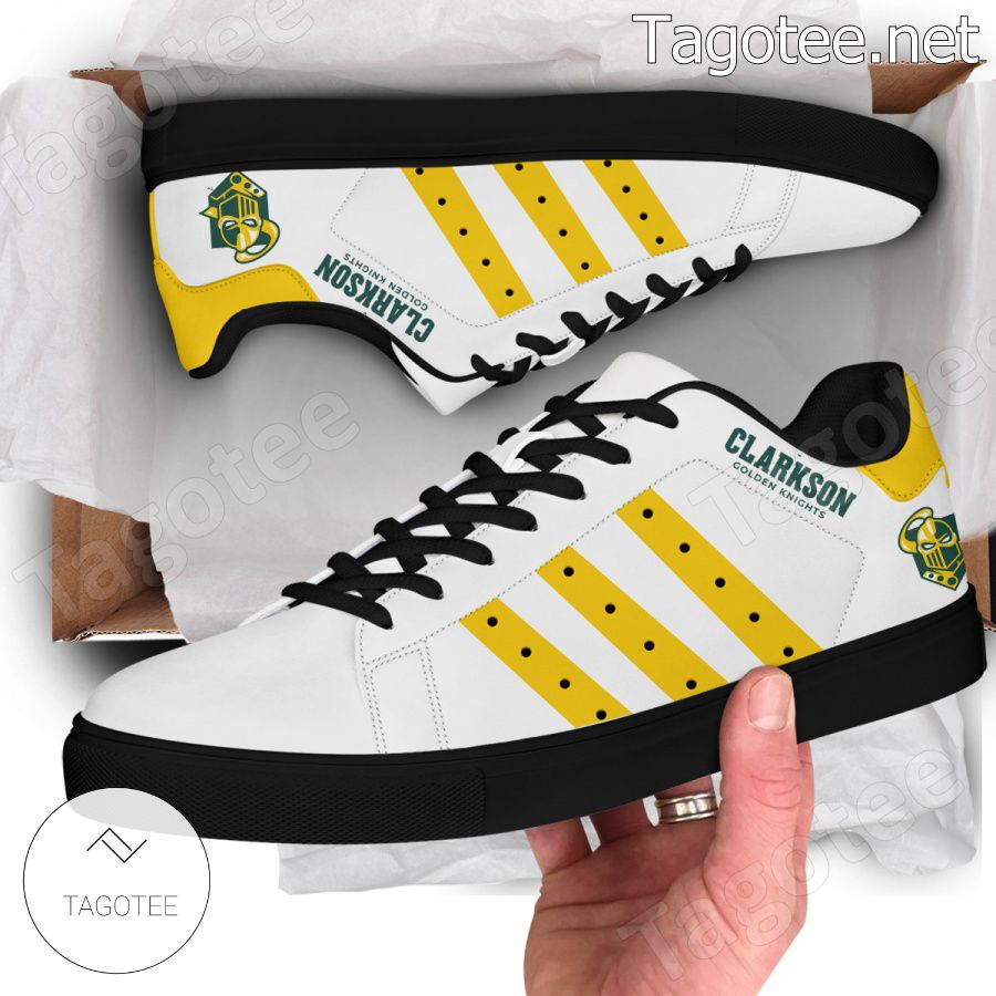 Clarkson Golden Knights Hockey Stan Smith Shoes - BiShop - Tagotee