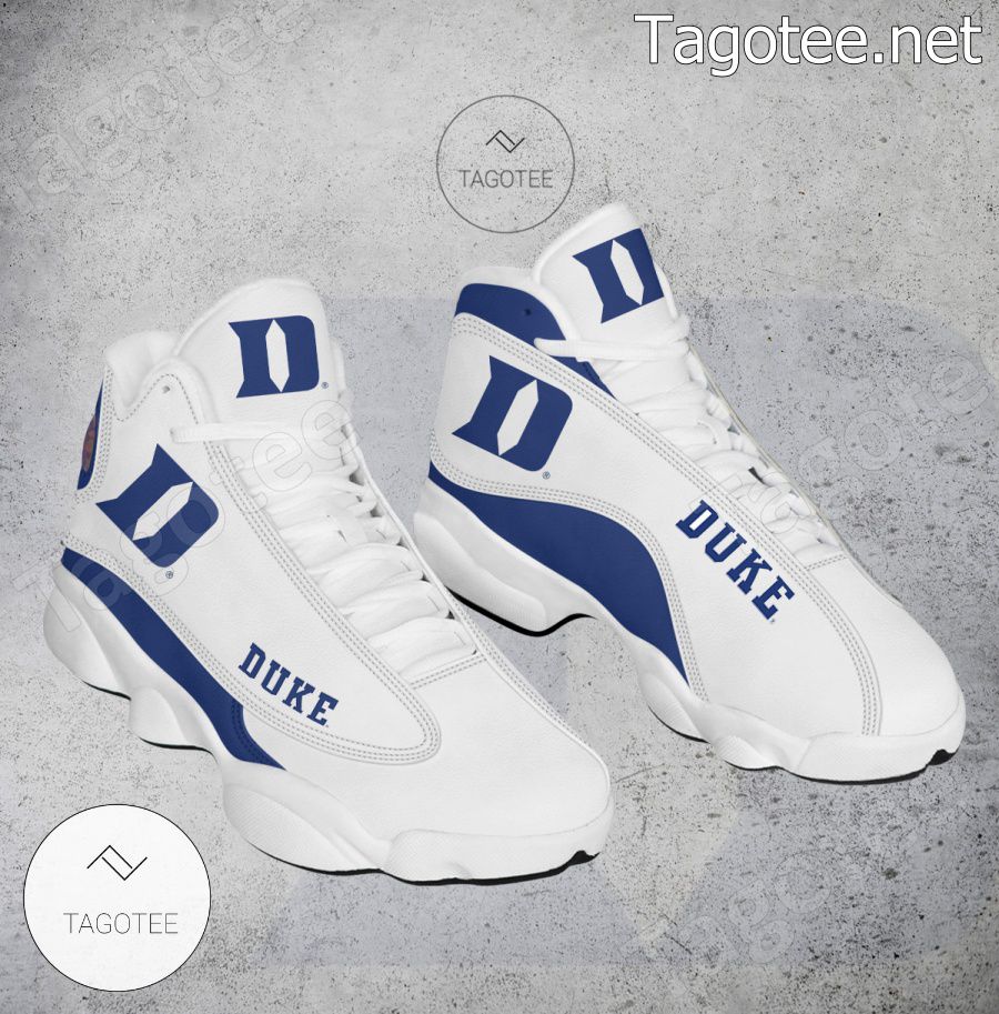 Duke NCAA Logo Air Jordan 13 Shoes - BiShop - Tagotee
