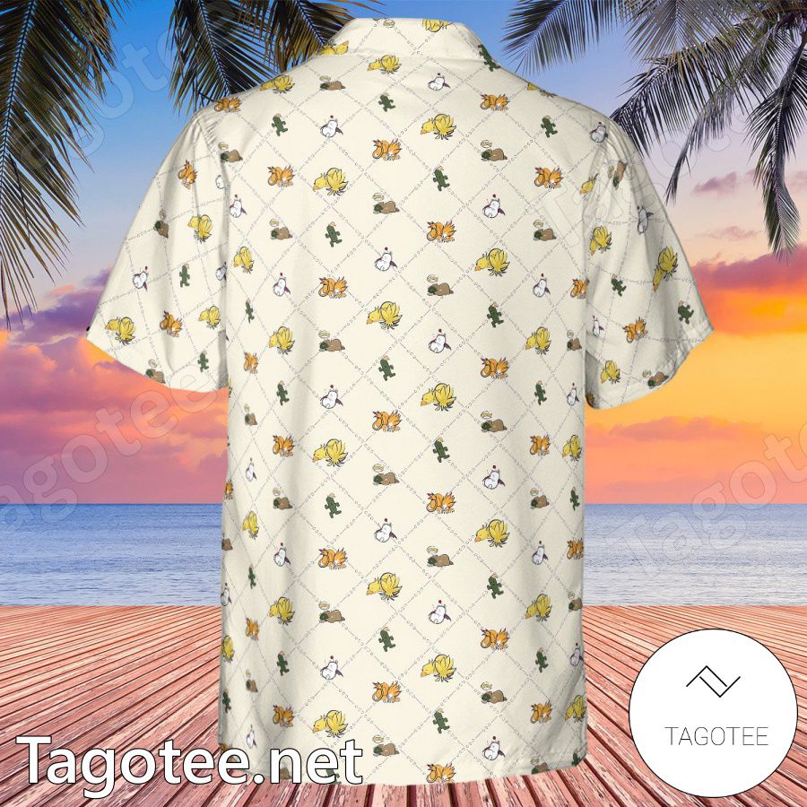 Final Fantasy Pattern Hawaiian Shirt