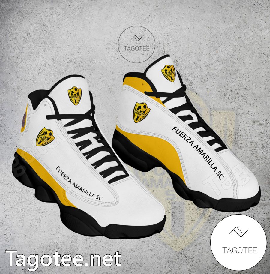 Fuerza Amarilla SC Logo Air Jordan 13 Shoes - EmonShop a