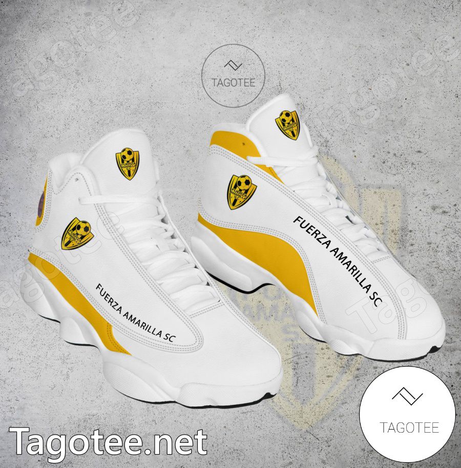 Fuerza Amarilla SC Logo Air Jordan 13 Shoes - EmonShop