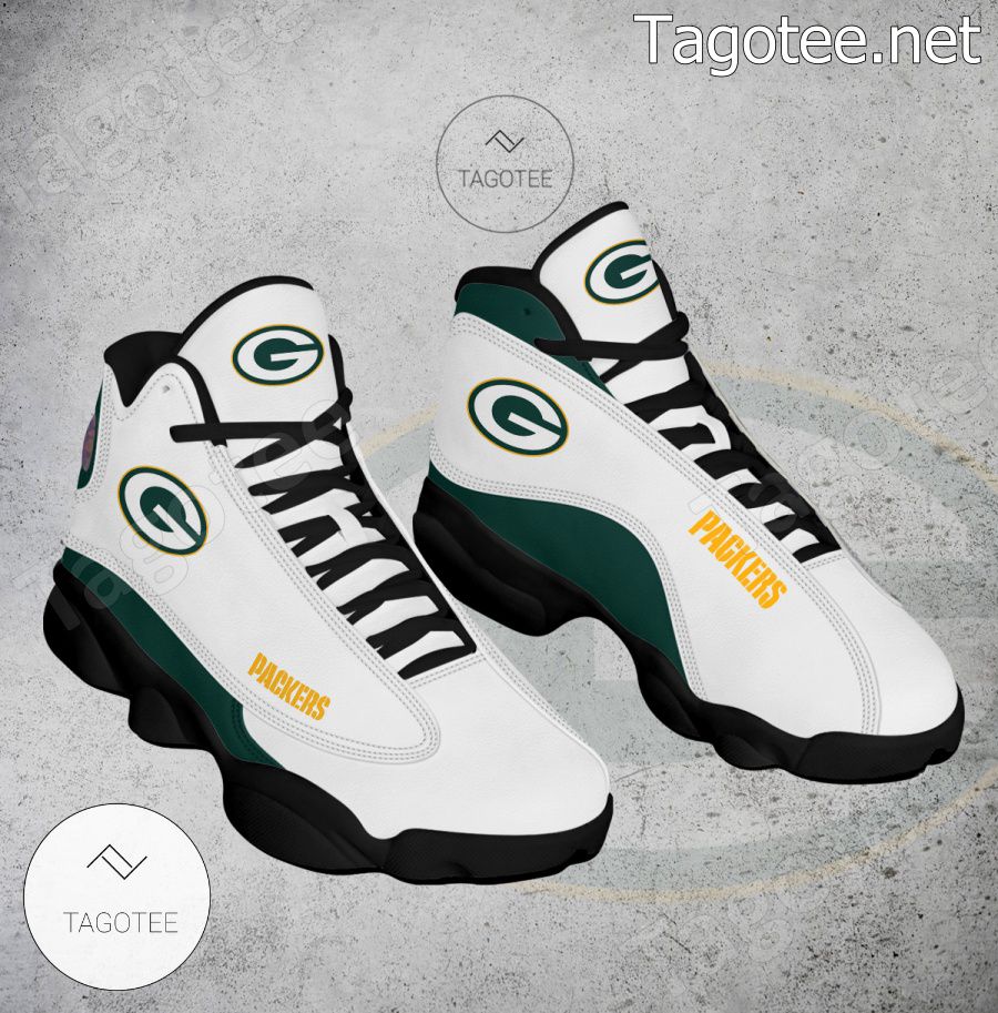 Green Bay Packers NFL Personalized Air Jordan 13 Sport Shoes - Growkoc