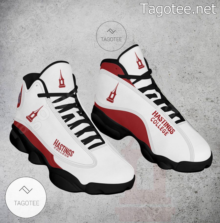 Hastings College Logo Air Jordan 13 Shoes - EmonShop a