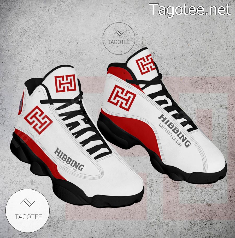 Hibbing Community College Logo Air Jordan 13 Shoes - EmonShop a