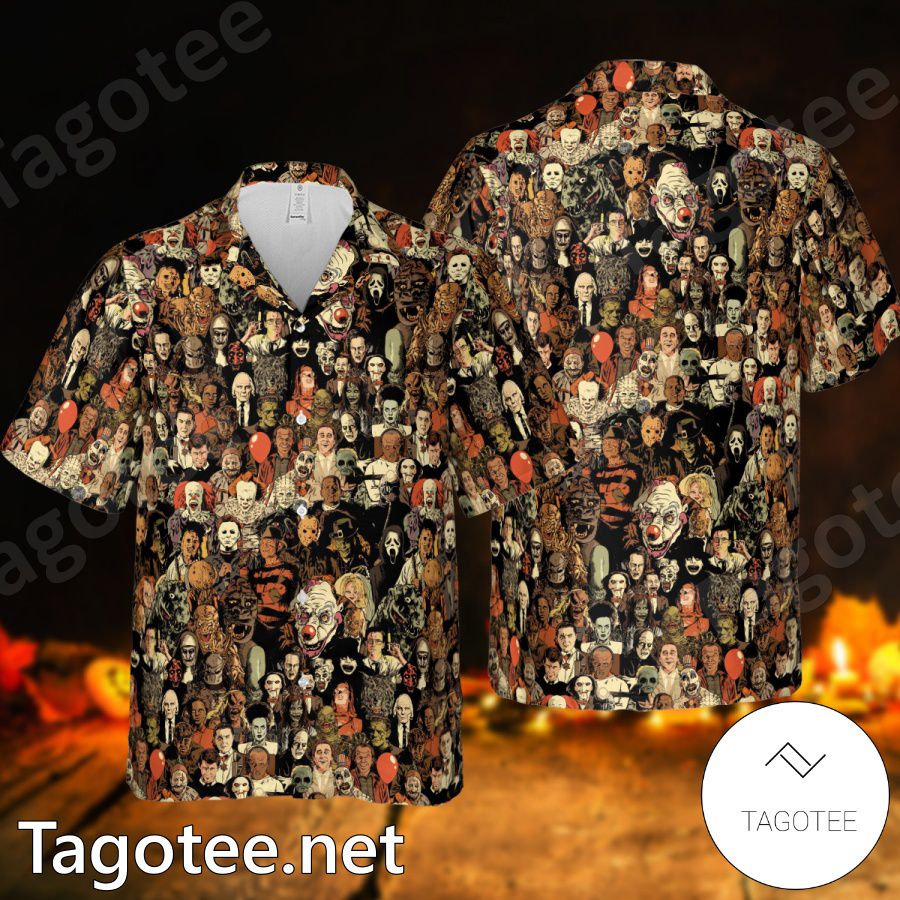 Detroit Lions NFL Horror Movies Character Hawaiian Shirt And Shorts  Halloween Gifts - Freedomdesign