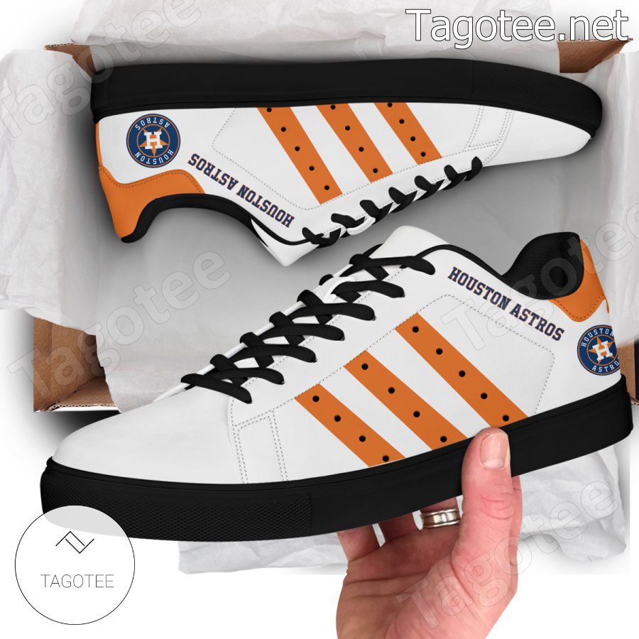 Houston Astros Stan Smith Low Top Skate Shoes