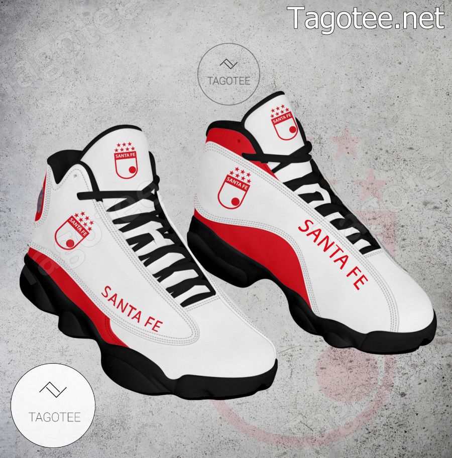 Independiente Santa Fe Logo Air Jordan 13 Shoes - EmonShop a