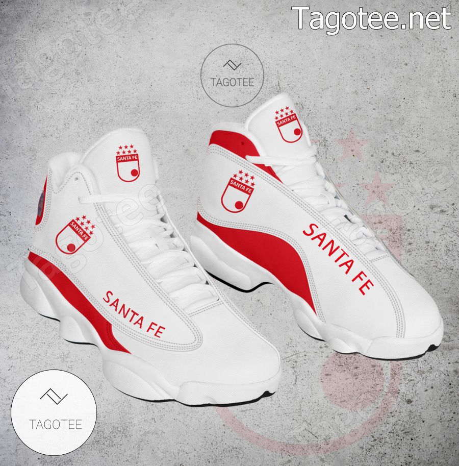 Independiente Santa Fe Logo Air Jordan 13 Shoes - EmonShop
