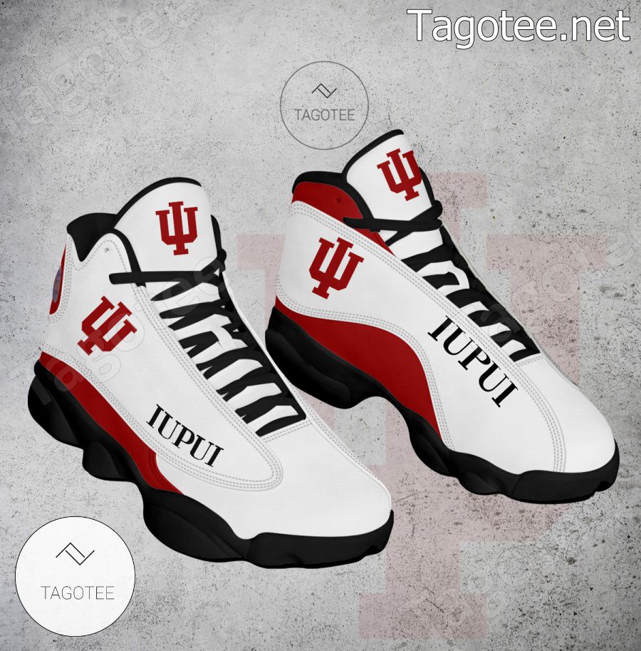 Indiana University-Purdue University-Indianapolis Logo Air Jordan 13 Shoes - EmonShop a