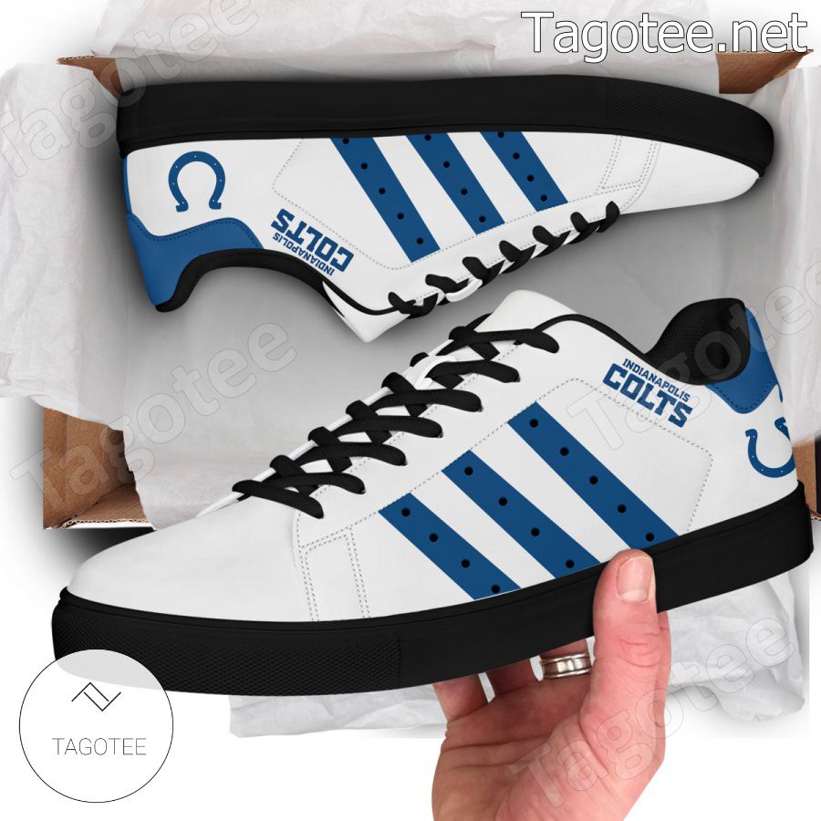 Indianapolis Colts NFL Logo Stan Smith Shoes - EmonShop - Tagotee