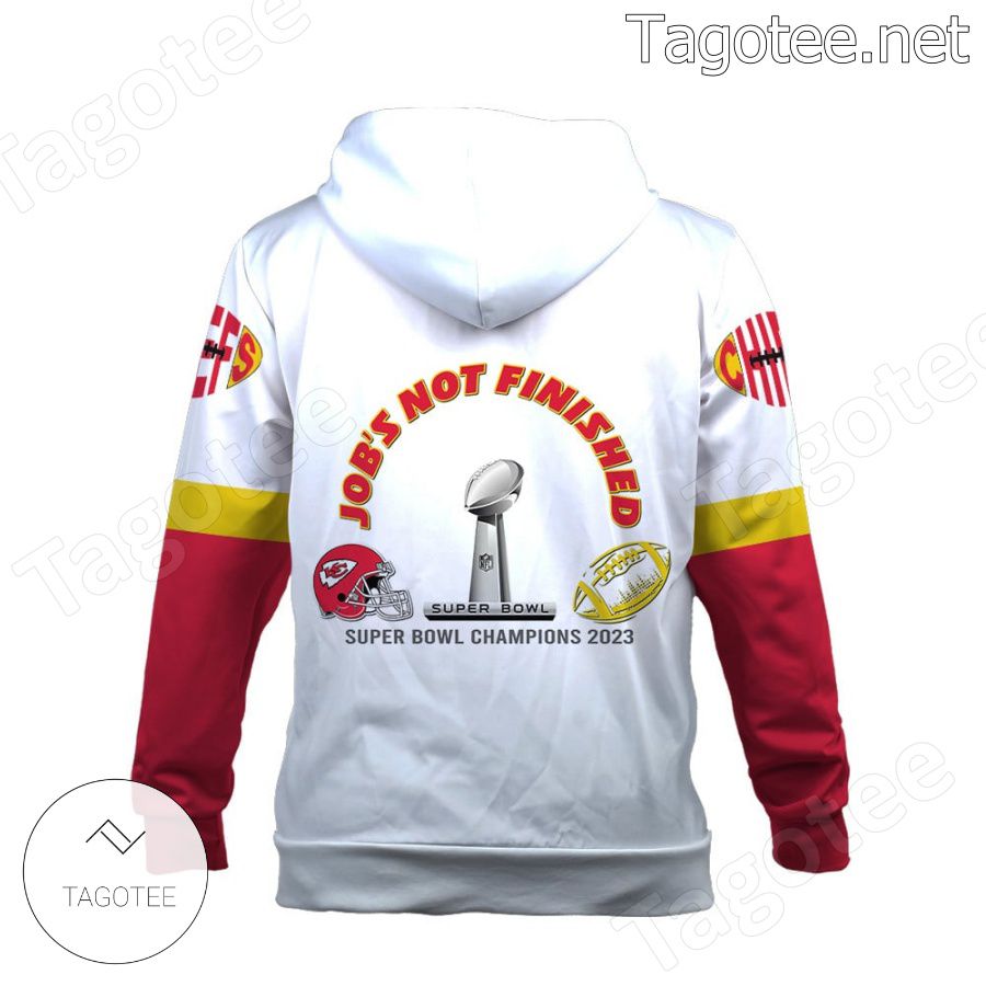 Super Bowl Champions Lvii Kansas City Chiefs Team Baseball Jacket - Tagotee