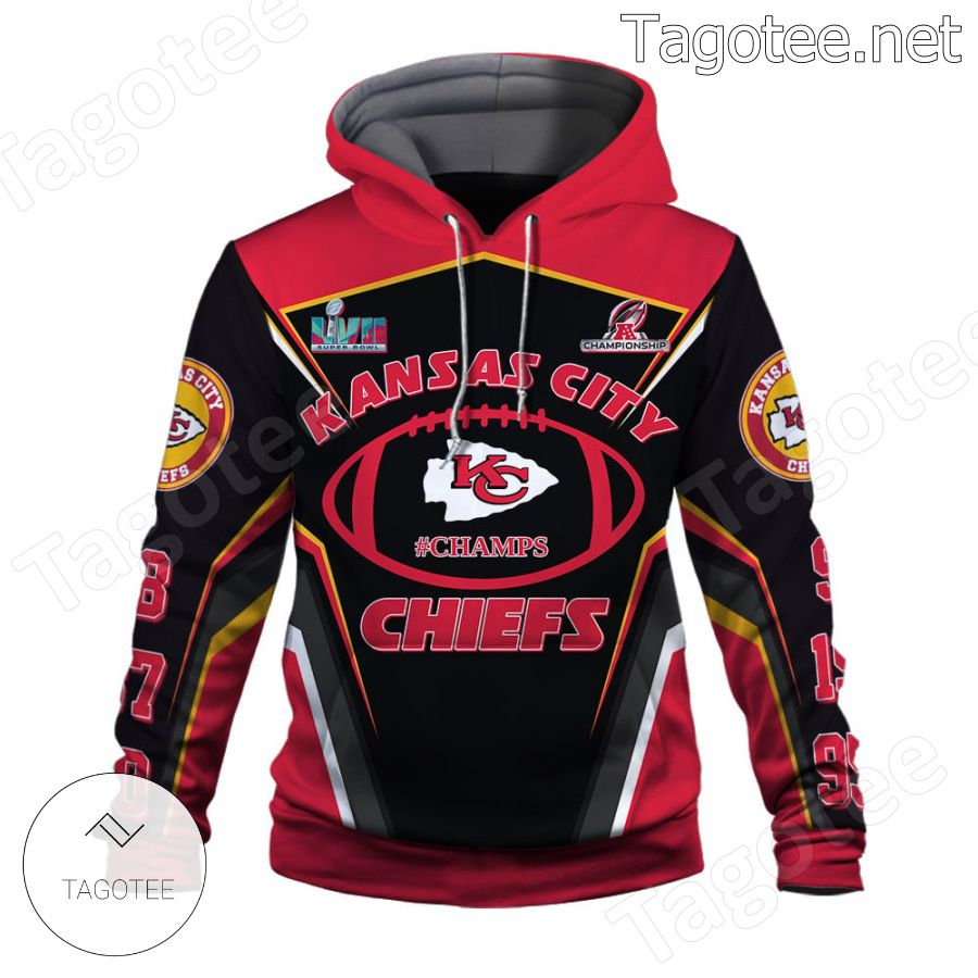 Kansas City Chiefs 3 Time Super Bowl Champions Fan NFL Hoodie - Tagotee