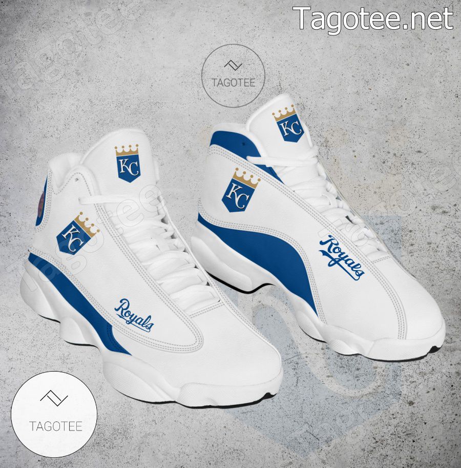 Kansas City Royals Logo Air Jordan 13 Shoes - EmonShop - Tagotee