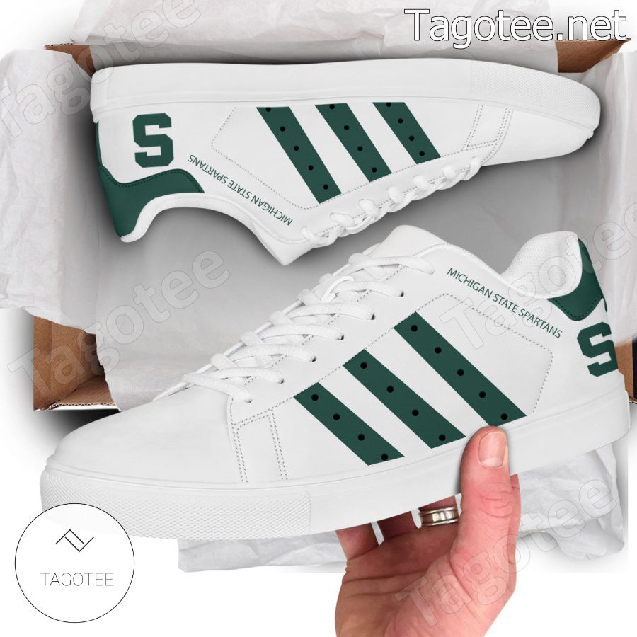 Michigan State Spartans Hockey Stan Smith Shoes - BiShop
