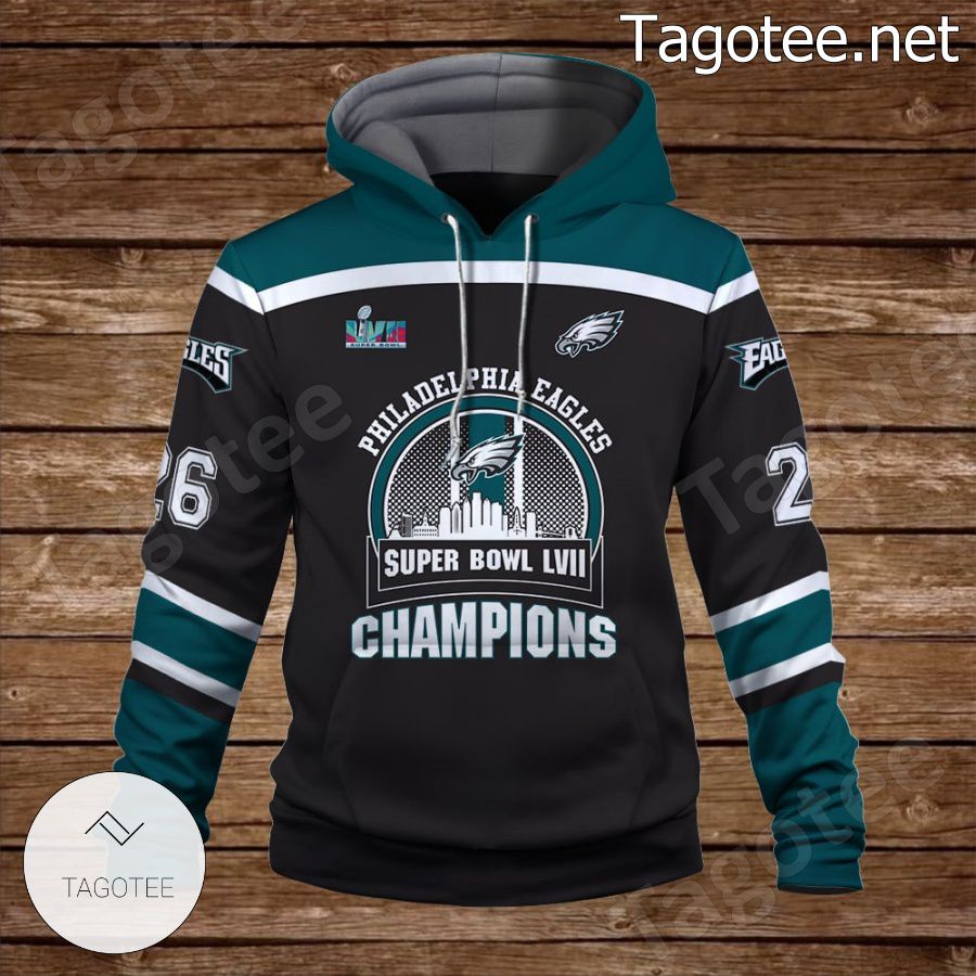 Miles Sanders 26 Eagles Team Philadelphia Eagles Fan NFL Hoodie - Tagotee