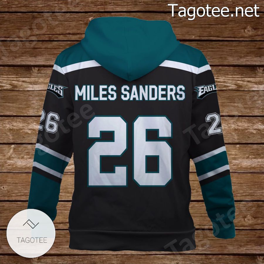 Miles Sanders 26 Eagles Team Philadelphia Eagles Fan NFL Hoodie