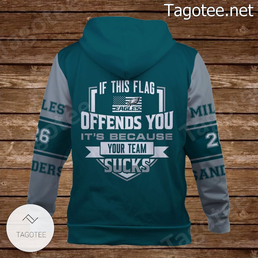 Miles Sanders 26 Eagles Team Philadelphia Eagles Fan NFL Hoodie - Tagotee