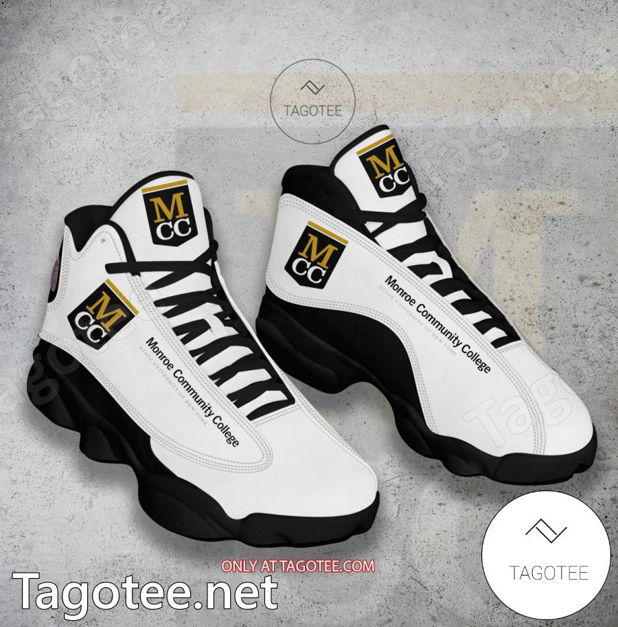 Monroe Community College Logo Air Jordan 13 Shoes - BiShop a