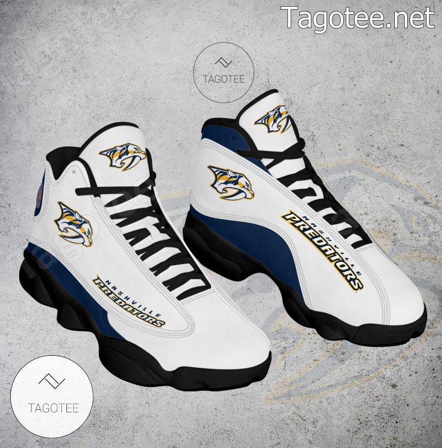 Nashville Predators Logo Air Jordan 13 Shoes - EmonShop - Tagotee