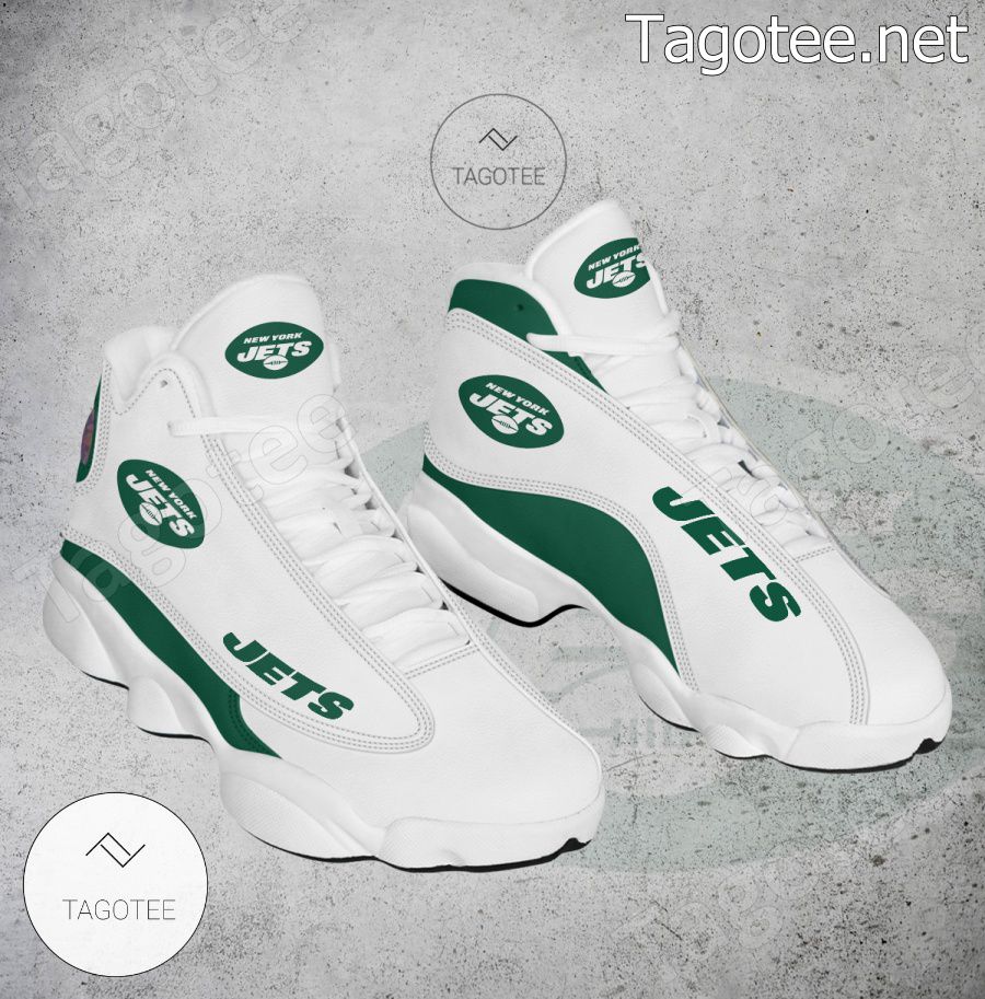 New York Jets Logo Air Jordan 13 Shoes - EmonShop - Tagotee