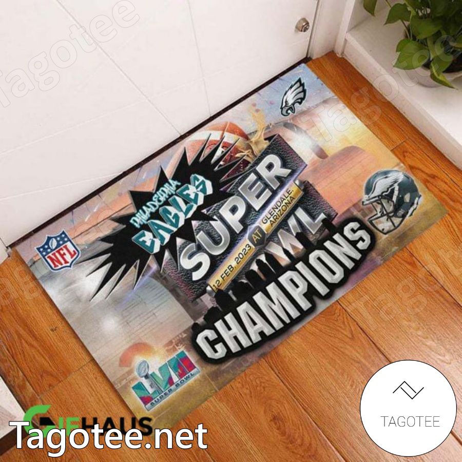 Nfl Philadelphia Eagles Super Champions Doormat a